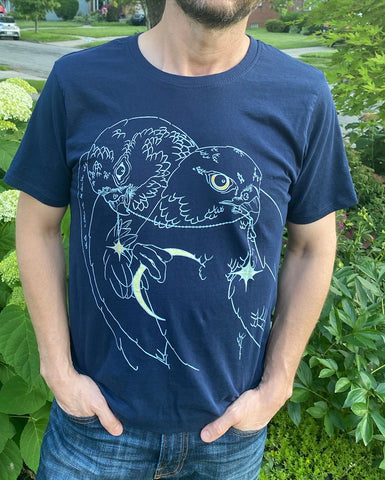 Lunar Falcons / Men’s Premium Organic T-Shirt / Color Options Available