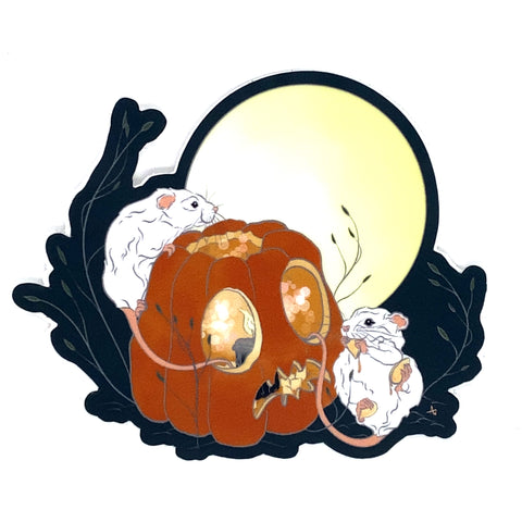 Pumpkin Mice Sticker