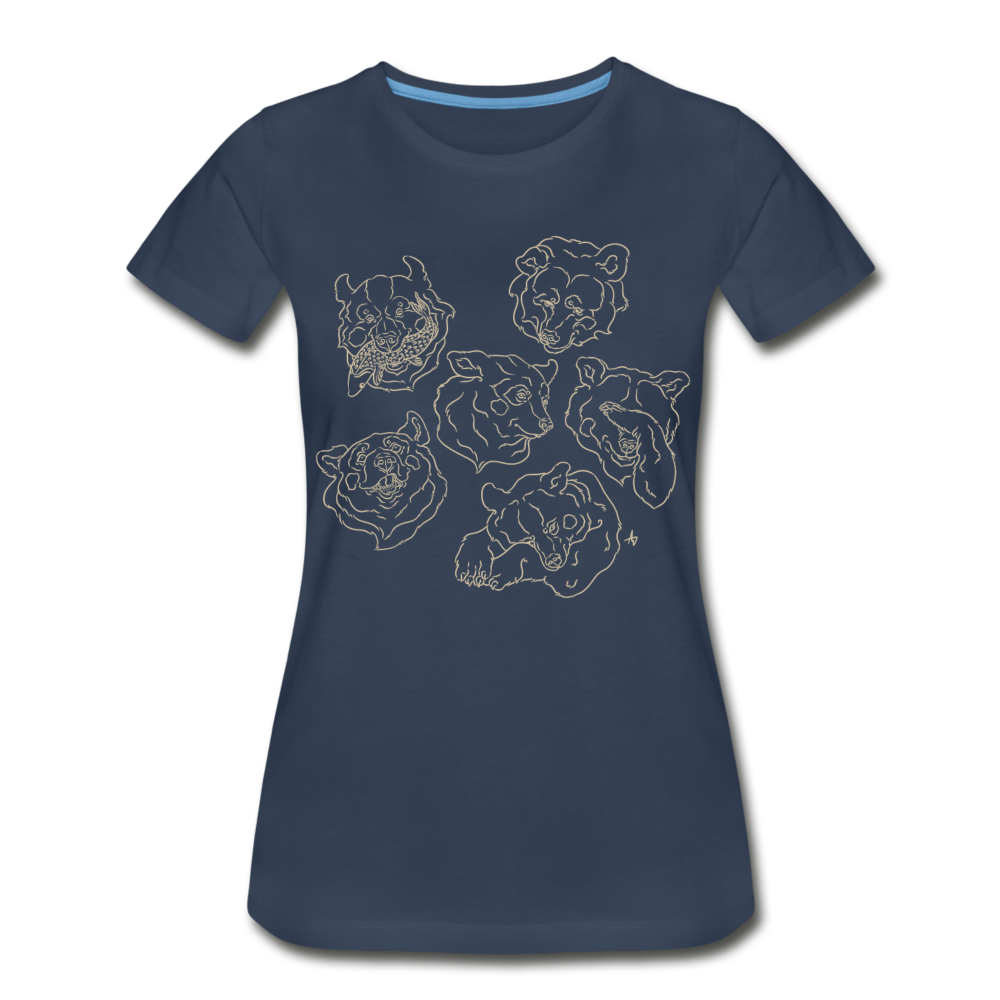 Women’s Premium Organic T-Shirt - navy