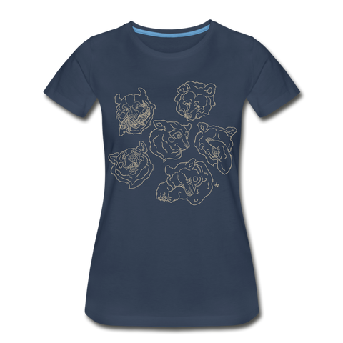 Women’s Premium Organic T-Shirt - navy