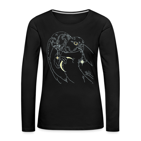 Women's Premium Long Sleeve T-Shirt - black